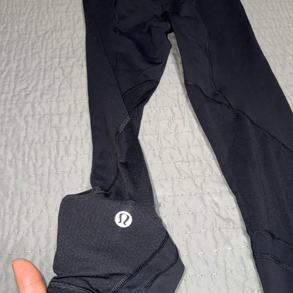 Lululemon pace rival crop 22” size 4